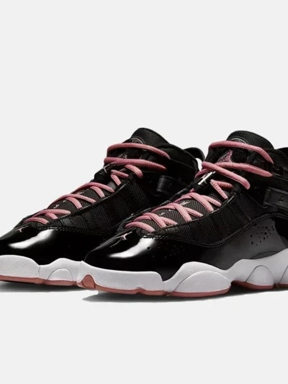 Nike Air Jordan 6 Rings Black Rust Pink Sneakers Retro
